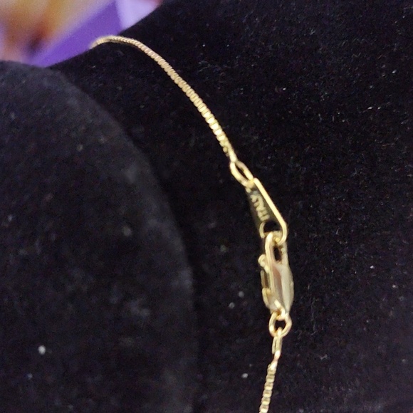 Chanel Authentic Stamped Gold CC Pendant 18 Karat Gold 16-in Necklace - Picture 3 of 4